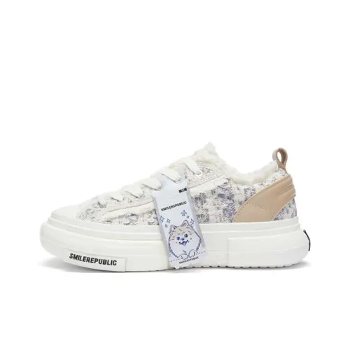 SMILEREPUBLIC INCEPTION 70s Canvas Shoes Low Top Gray Beige Unisex  
SMILEREPUBLIC INCEPTION 70s Кеды Низкие Серый Бежевый Унисекс