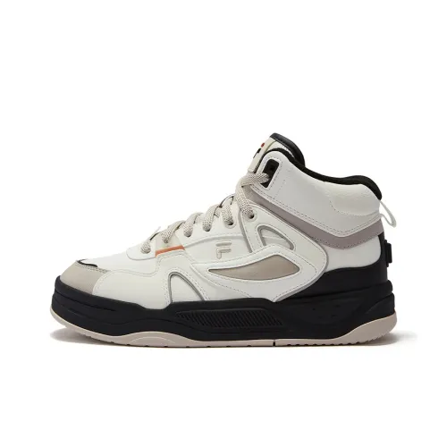 FILA FUSION BANK II Скейтборд Кроссовки MID Топ Винтаж Белый/Желтый Цемент Женские