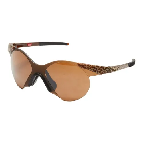 Oakley Нерегулярная форма Солнцезащитные очки Женские Коричневый