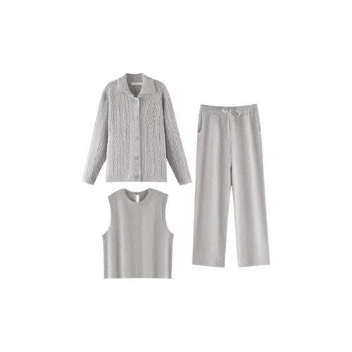 ZumashL Luxury Designer Series Пижамный комплект Женский Серый Синий Зеленый