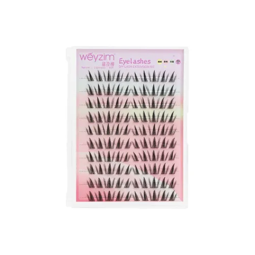 Weyzim Нескользящие Поддельные Надувные Ресницы Одиночный Кластер