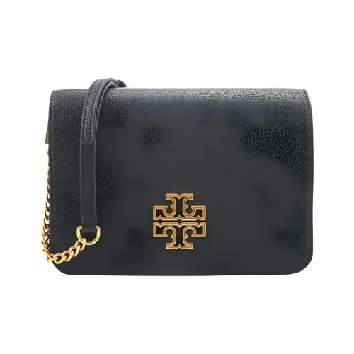Tory Burch Emerson Коровья кожа Сумка на плечо Женская Черная