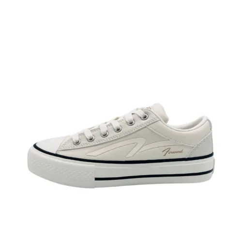 QIANJIN Canvas Shoes MID Top White Women's