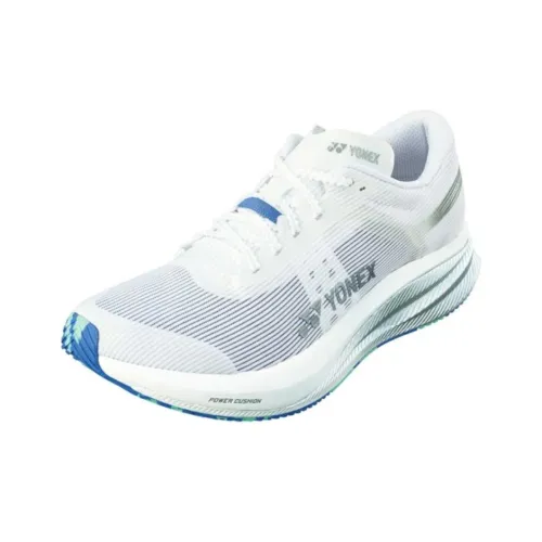 YONEX Беговые кроссовки Низкий верх Белый Синий Мужской