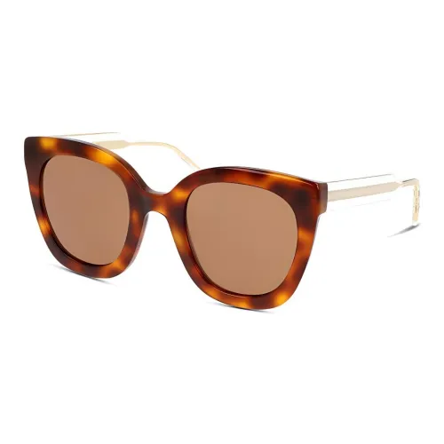 GUCCI Кошачий глаз Солнцезащитные очки Коричневый Унисекс