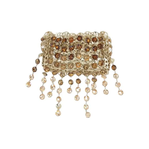 Paco Rabanne Латунь Плечевая Сумка Женская Золотая