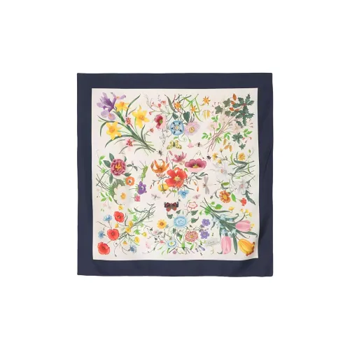 GUCCI Flora Шелковые шарфы Многоцветные Женские