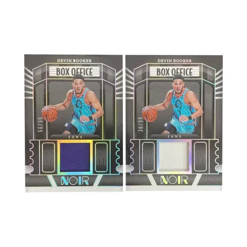 PANINI Noir Sun Немецкий язык Booker 30 99 Competition White Jersey + Purple Game Used Jersey 56 99 Спортивные карты 2 шт
