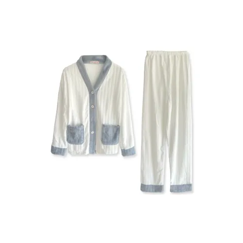 WANANNI Пижамный комплект Женский Белый