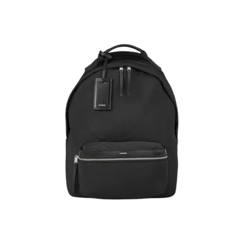 Sandro Ткань Рюкзак Большой Мужской Черный