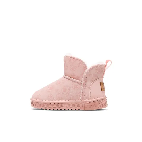 Wooden Rabbit противоскользящие устойчивые к истиранию легкие с амортизацией термические высокие детские ботинки для малышей