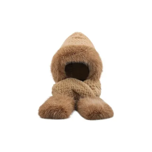 JW Полиэстер Капюшоны и Плюшевые Шапки Женские