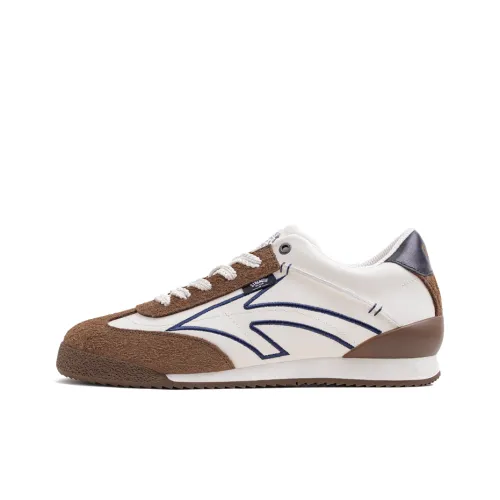 MADEN Низкий Топ Casual Мужской Каштановый Белый