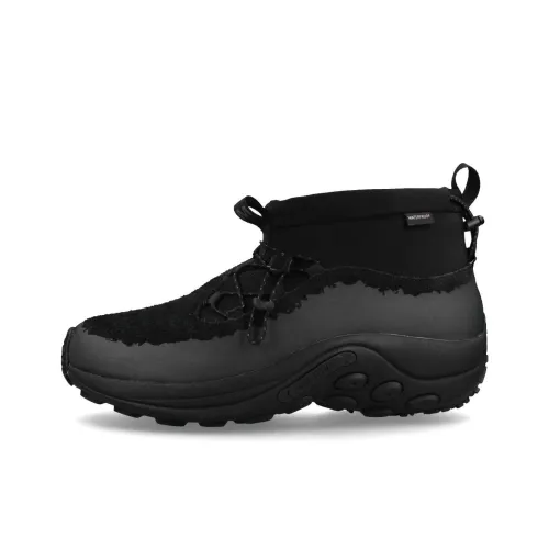 MERRELL Jungle Moc Slip-Resistant Abrasion-Resistant MID Топ Уличная обувь Унисекс Черный