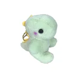 Плюшевый динозавр, румяна, украшение, зеленый