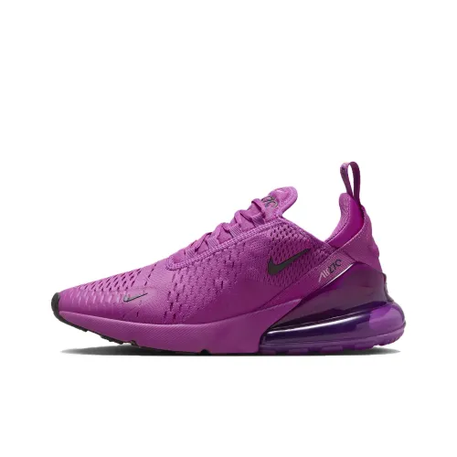 Nike Air Max 270 Low Топ Беговые кроссовки Женские Фуксия