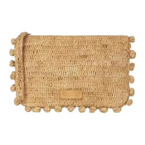Vanessa Bruno Рафия Клатч Маленький Женский Естественный