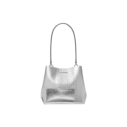 MICHAEL KORS ПУ (полиуретан) Сумка через плечо Средняя Женская Серебряный