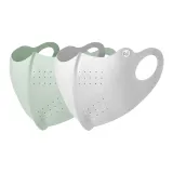 Светло-серый + зеленый