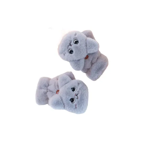 MOREMERRY Плюшевые вязаные перчатки унисекс