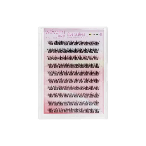 Weyzim Неподвижные клеевые накладные ресницы из норковой шерсти одиночный кластер естественный удлинение стиль Демон