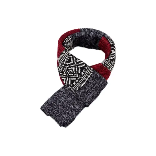 PISHUSHU Акриловые вязаные шарфы Мужской Имбирно-желтый Карри