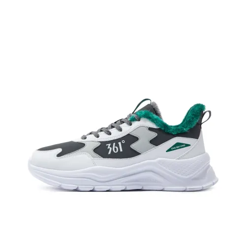 361° Водонепроницаемый Легкий Отскок Низкий Топ Повседневные Беговые кроссовки Мужские Белый Зеленый