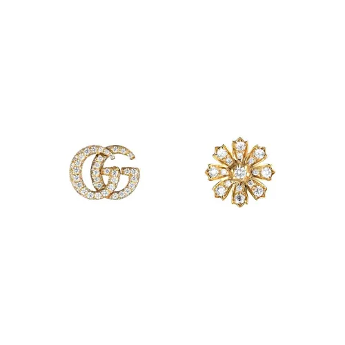 GUCCI Flora Серьги Золотые Женские