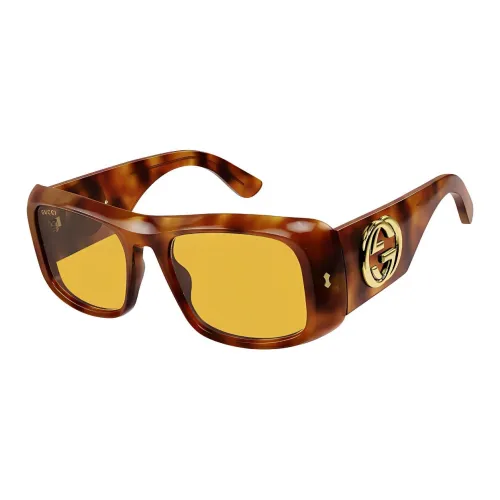 GUCCI Солнцезащитные очки Коричневый Унисекс