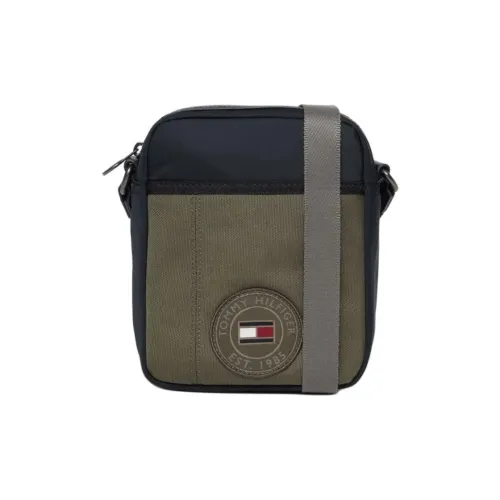Tommy Hilfiger Полиэстер Сумка через плечо Мужская Армейский зеленый и Морской синий