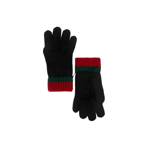 GUCCI Вязаные перчатки Черный Kids
