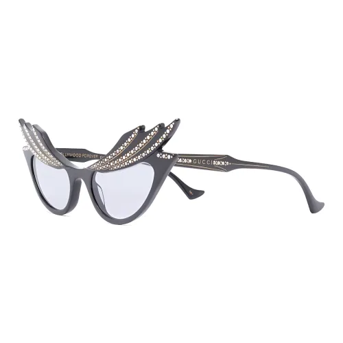 Gucci Logo Солнцезащитные очки Черные Женские