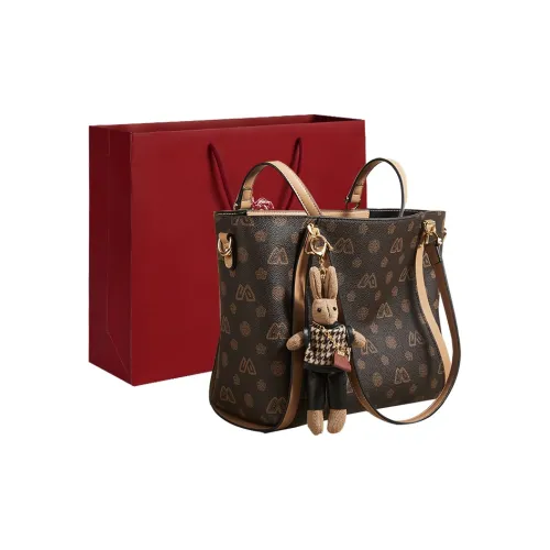 Old Man's Head ПВХ Ручная Сумка через плечо Сумка на плечо Женская Кофейного цвета