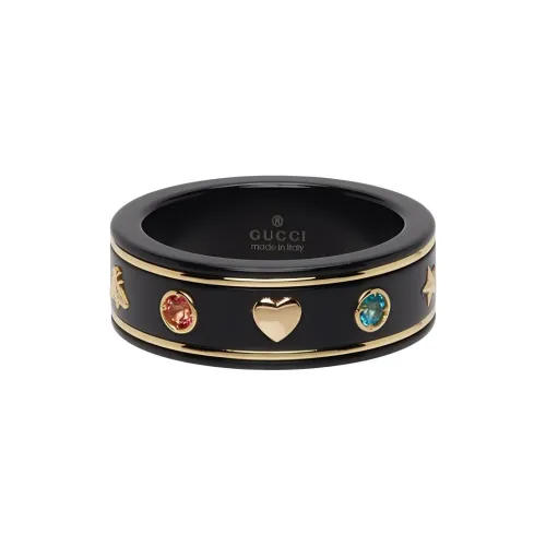 GUCCI Кольца Черные Женские