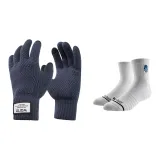 Темно-синий, синий + Ace, белые, носки до бедра