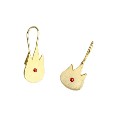 Sundanese Серьги из меди с золотым покрытием женские