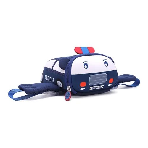 Almost Bear Полиэстер Сумка через плечо Мультяшный Бананка Мини Детский Красный Синий