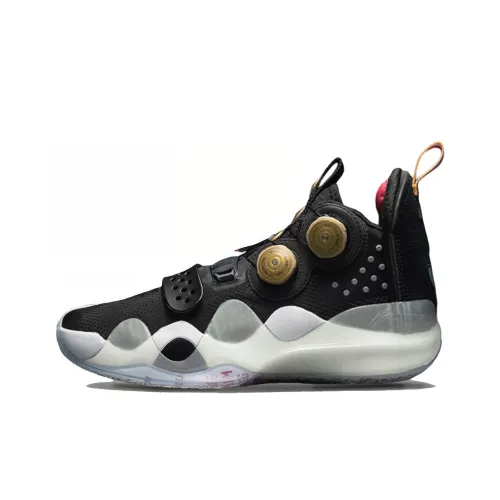 Подкладка WOW 8 Retirement Night Shock Absorbers Slip-resistant MID Топ Баскетбольные кроссовки Мужской Черный