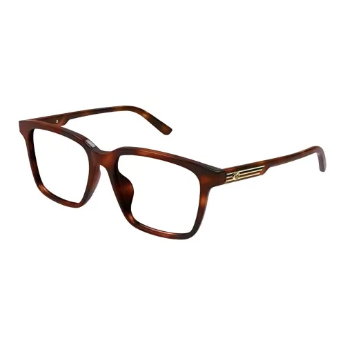 GUCCI Литьевые Квадратные Оправы для очков Мужские Черепаховый