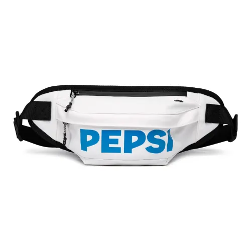Pepsi ПУ (полиуретан) Кожная мембрана Sling Сумка Сумка через плечо Бананка Обычный Унисекс Белый Черный