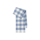 Сине-белый маленький плед