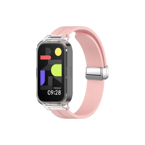 CHUANGYIDA Ремешок Красный Бежевый Совместимость Силиконовый Материал 145~210 мм