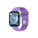 Силиконовый ремешок, фиолетовый.