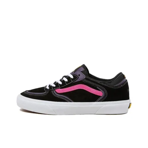 VANS Skate Rowley Low Кроссовки для скейтбординга Унисекс Черный Розовый