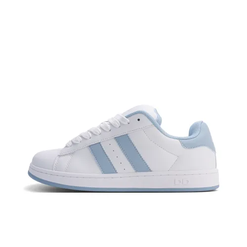 GLO BULL Скейтборд Кроссовки Низкие Белые Лунный Свет Унисекс