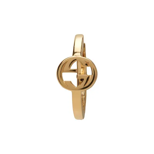 GUCCI Interlocking Серьги Золотые Женские