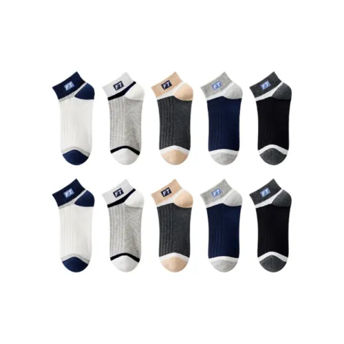 Fiton Ton Низкие носки Мужские Сумка для покупок 10 пар