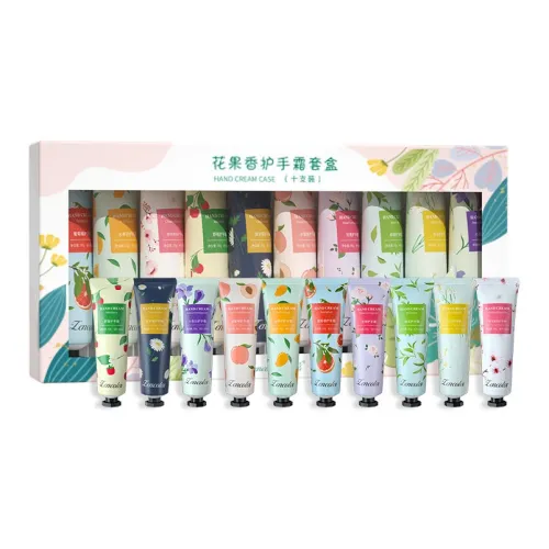 ZHENGCAI Цветочный Фруктовый Набор Крем для Рук Ароматный Увлажняющий