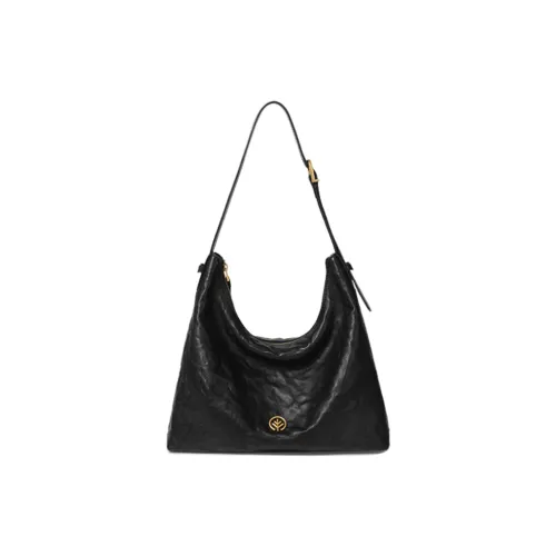 BAGTREE Первый слой Растительное дубление Коровья кожа Сумка на плечо Средний Большой Женские Многоцветный