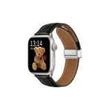 Магнитный, кожа, личи, натуральная кожа, стиль позиционирования - черный.